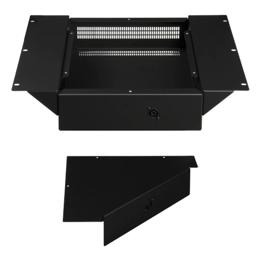 Neumann REK 3 A kit to locate the KH 805/810/870 electronics panel up to 30 m (90’) away from the loudspeaker cabinet. A standard 4-pole Speakon terminated loudspeaker cable, available from third parties, is required