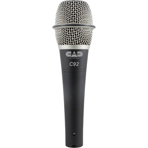 CAD AUDIO C92 Prem Cardi Condenser Handheld Ft.TrueFlex™ Equitek Caps - CAD C92 Cardioid Condenser Handheld Vocal Microphone