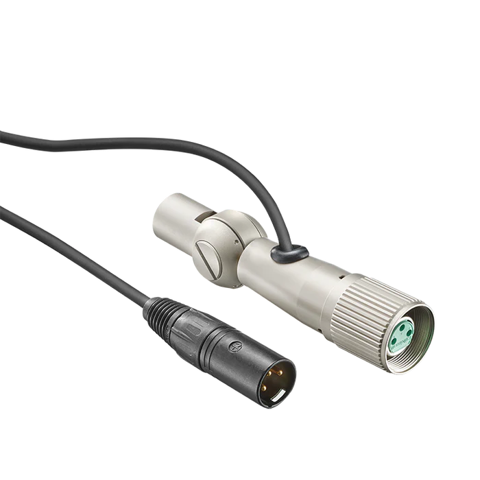 Neumann IC 4 Microphone cable, integral swivel mount, 3 pin XLR, 25 ft (7.6 m) - Neumann IC 4 Microphone Cable and Integrated Swivel Mount (32-feet) (10m) (Nickel)