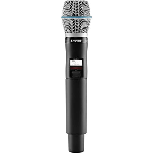 Shure QLXD2/B87C-H50 Wireless Handheld Transmitter - Shure QLXD2/B87C Handheld Wireless Transmitter Frequency H50