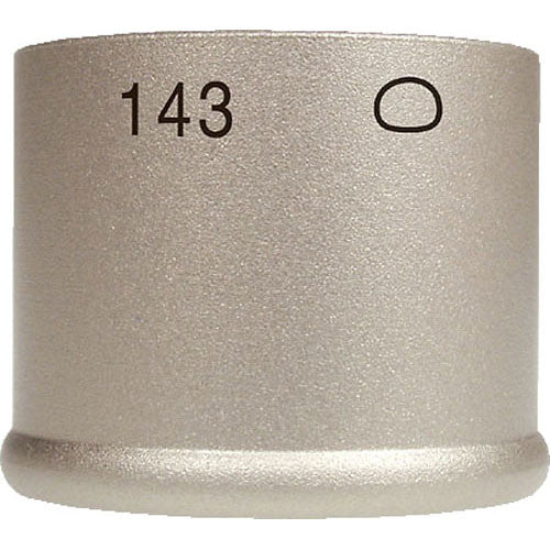 Neumann KK 143 Wide cardioid capsule head, capsule woodbox, nickel. Compatible with KM A (analog) or KM D (digital) output stages. - Neumann KK 143 Wide Cardioid Miniature Capsule for KM-D Microphone System