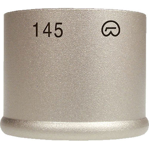 Neumann KK 145 Cardioid capsule head with low frequency rolloff, capsule woodbox, nickel. Compatible with KM A (analog) or KM D (digital) output stages. - Neumann KK 145 Cardioid Miniature Capsule - Nickel