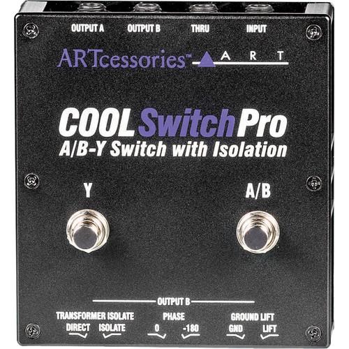 ART ProAudio COOLSWITCHPRO A-B-Y SWITCH - ART CoolSwitchPro Isolated A/B-Y Switch