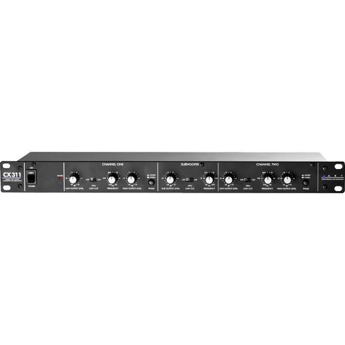 ART ProAudio CX311 ART 2 WAY STEREO XOVER W/SUB OUT - ART CX311 2-Way Crossover With Subwoofer Output