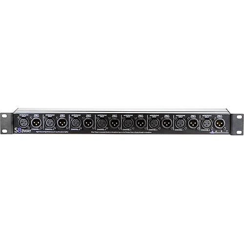 ART ProAudio ARTS8-3WAY ART-8CH 3 WAY MIC SPLITTER-BALANCED - ART S8-3WAY 8-Channel 3-Way Microphone Splitter
