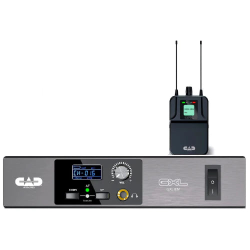 CAD AUDIO GXLIEM Wireless In Ear Monitor System - CAD GXLIEM Single-Mix In-Ear Wireless Monitoring System (T: 902 to 928 MHz)
