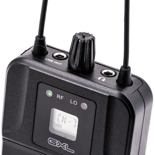 CAD AUDIO GXLIEMBP GXLIEM BodyPack Receiver MEB1 Earbuds Included - CAD GXLIEMBP Bodypack Receiver w/ MEB1 Earbuds