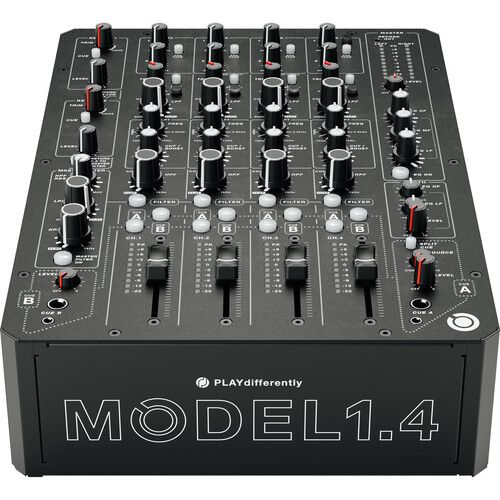 PLAY DIFFERENTLY MODEL-1.4 ((BY ALLEN & HEAT) - Premium Ultracompact 4 Channel Analog DJ Mixer