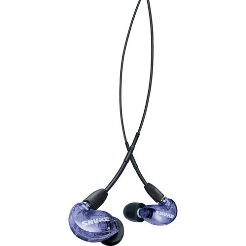 Shure SE215SPE-PL Monitor Earphone - Shure SE215 Pro Special Edition Sound-Isolating Earphones (Purple)