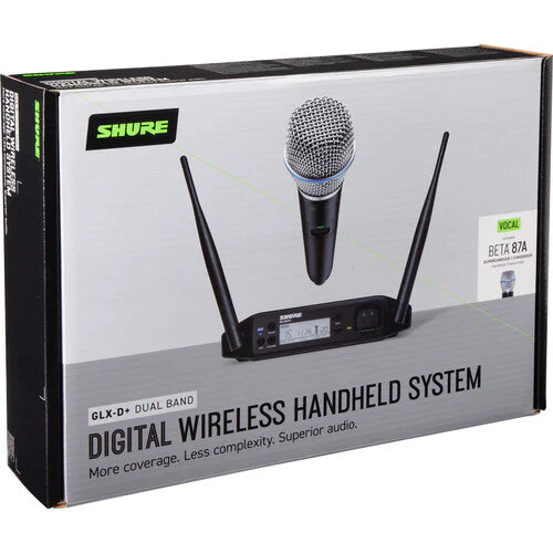 SHURE GLXD24R+/87A-Z3 - Digital Wireless Rack System with BETA87A® Vocal Microphone