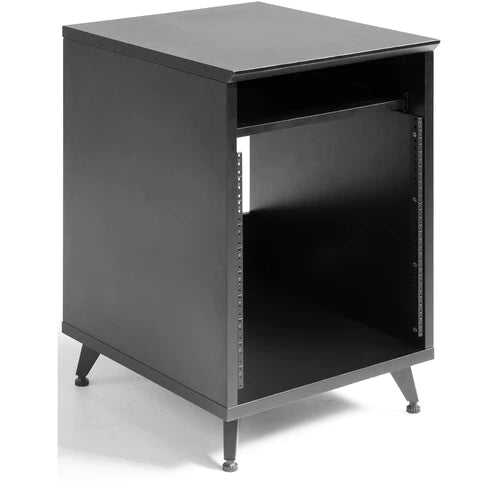 GATOR CASES GFW-ELITEDESKRK-BLK Elite Furniture Series 10U Studio Rack Table in Black Finish