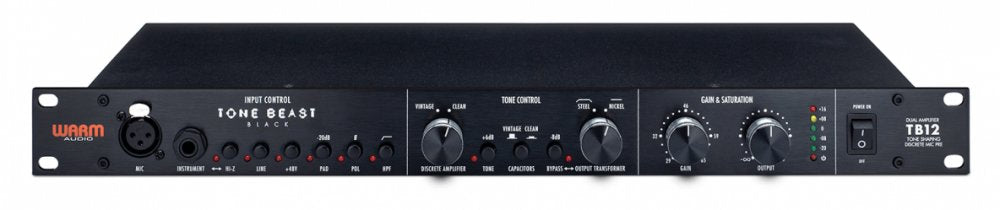 WARM AUDIO TB12-BLACK - Microphone Pre-amp
