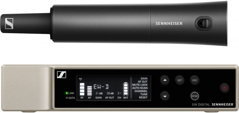 SENNHEISER EW-D SKM Base Set - digital wireless receiver and handheld transmitter to use with Evolution heads.