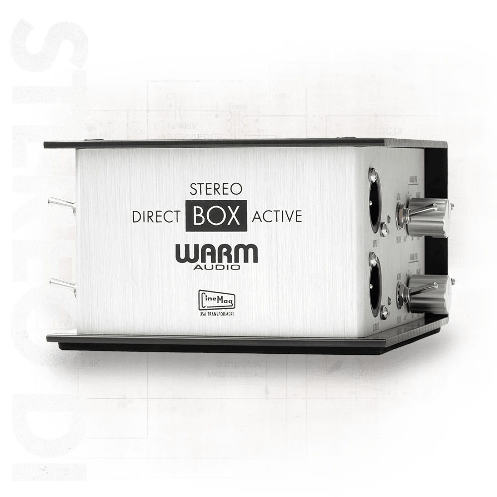 WARM WA-DI-A2 - Transformer-Balanced Stereo Active DI