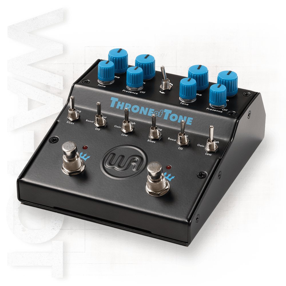 WARM WA-TOT - Throne of Tone Dual-Sided British-Amp-Inspired Overdrive Pedal