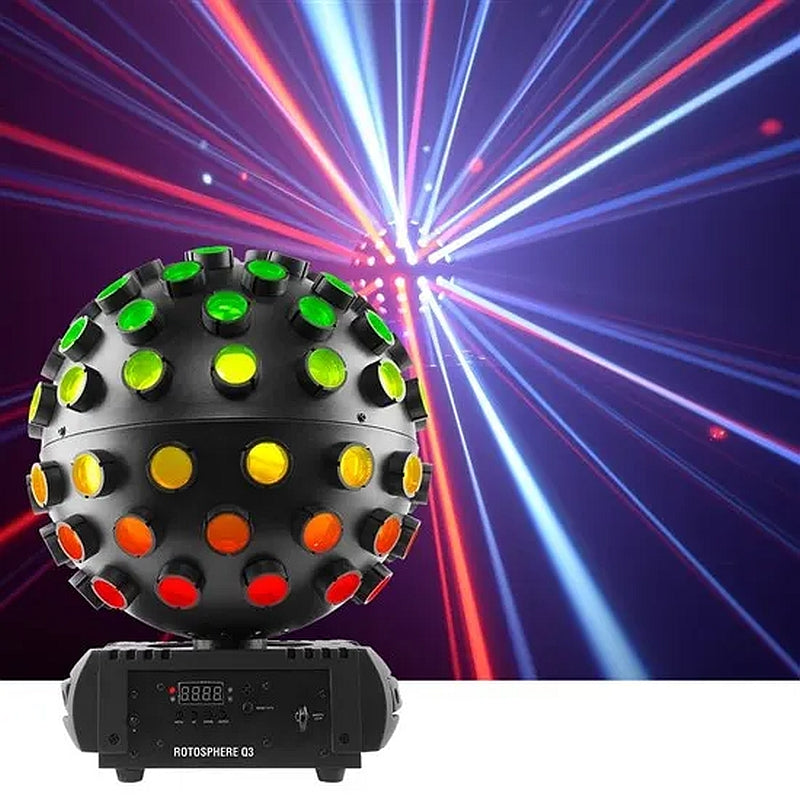 CHAUVET ROTOSPHEREHP LED - high-powered LED EFFECT - Chauvet DJ ROTOSPHEREHP RGBA+CMYO LED Mirror Ball Simulator