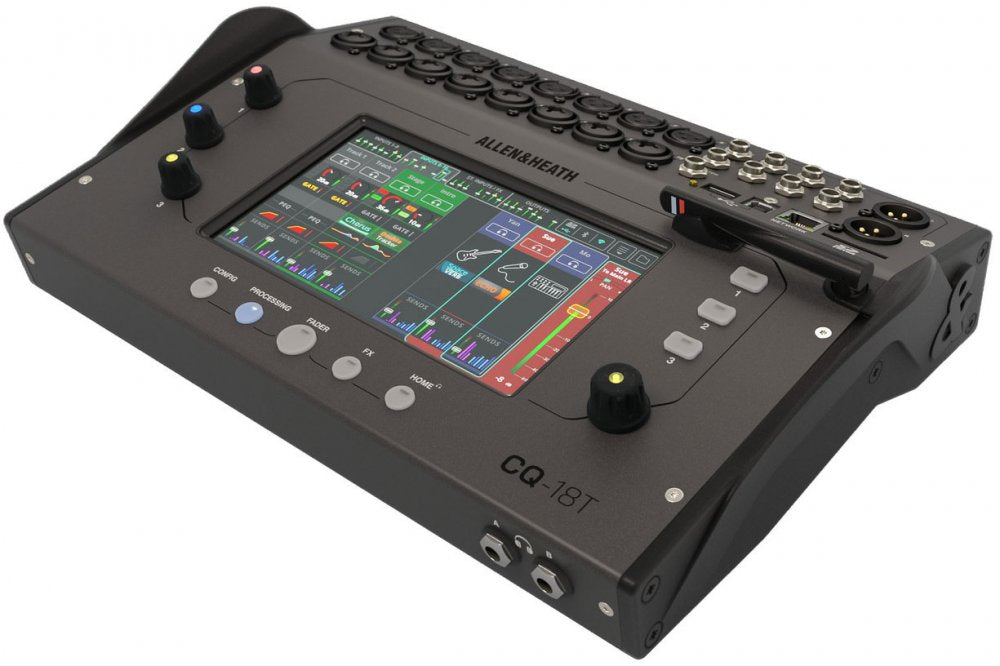 Allen & Heath CQ-18T - Ultra-Compact 18in / 8out Digital Mixer with Wi-Fi