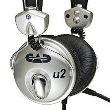 CAD AUDIO CAD-U2 USB  Heaphones w/Card Cond Mic 6' USB Cable - CAD U2 - USB Stereo Headphones with Condenser Microphone