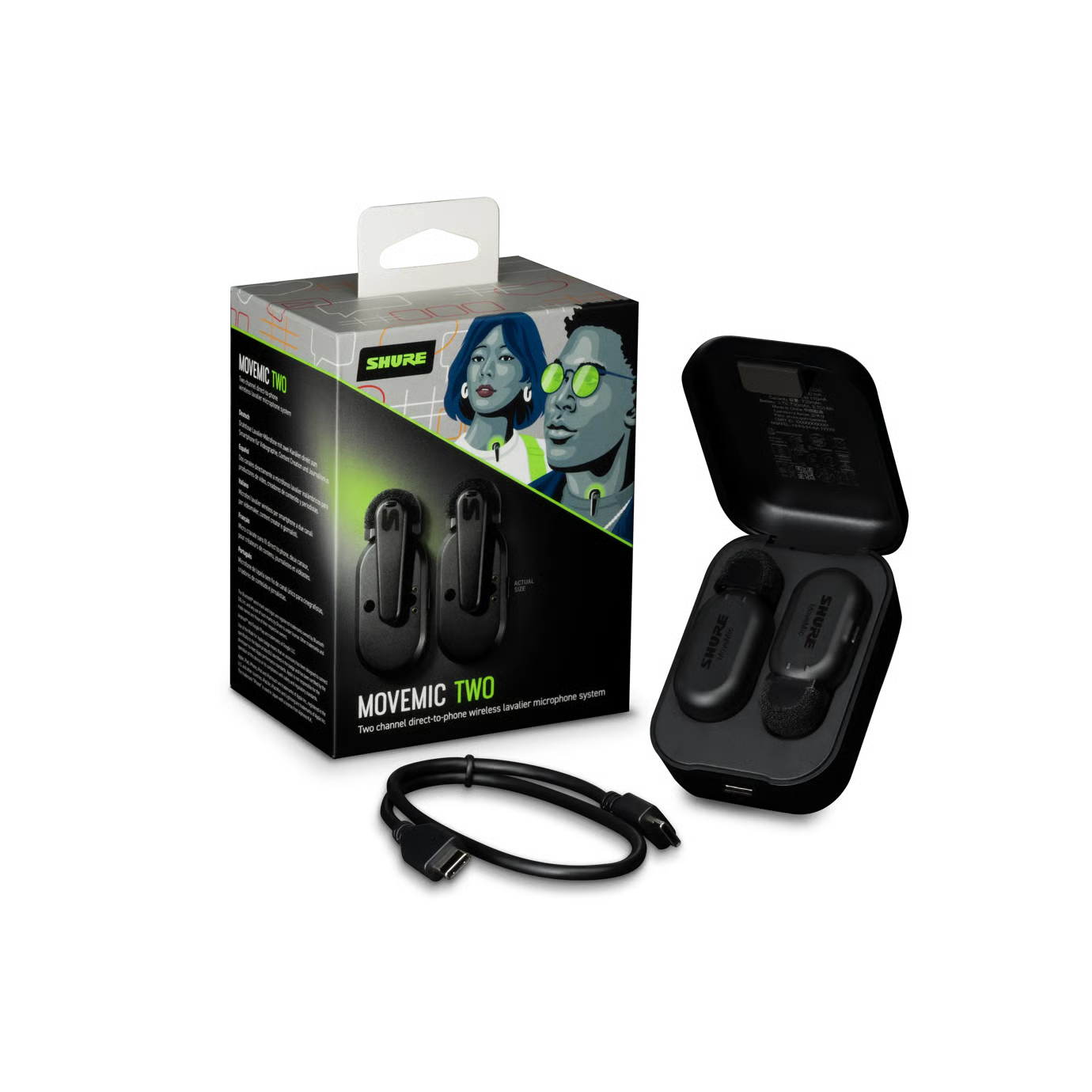 SHURE MV-Z7 - Two-Channel Wireless Lavalier Microphones