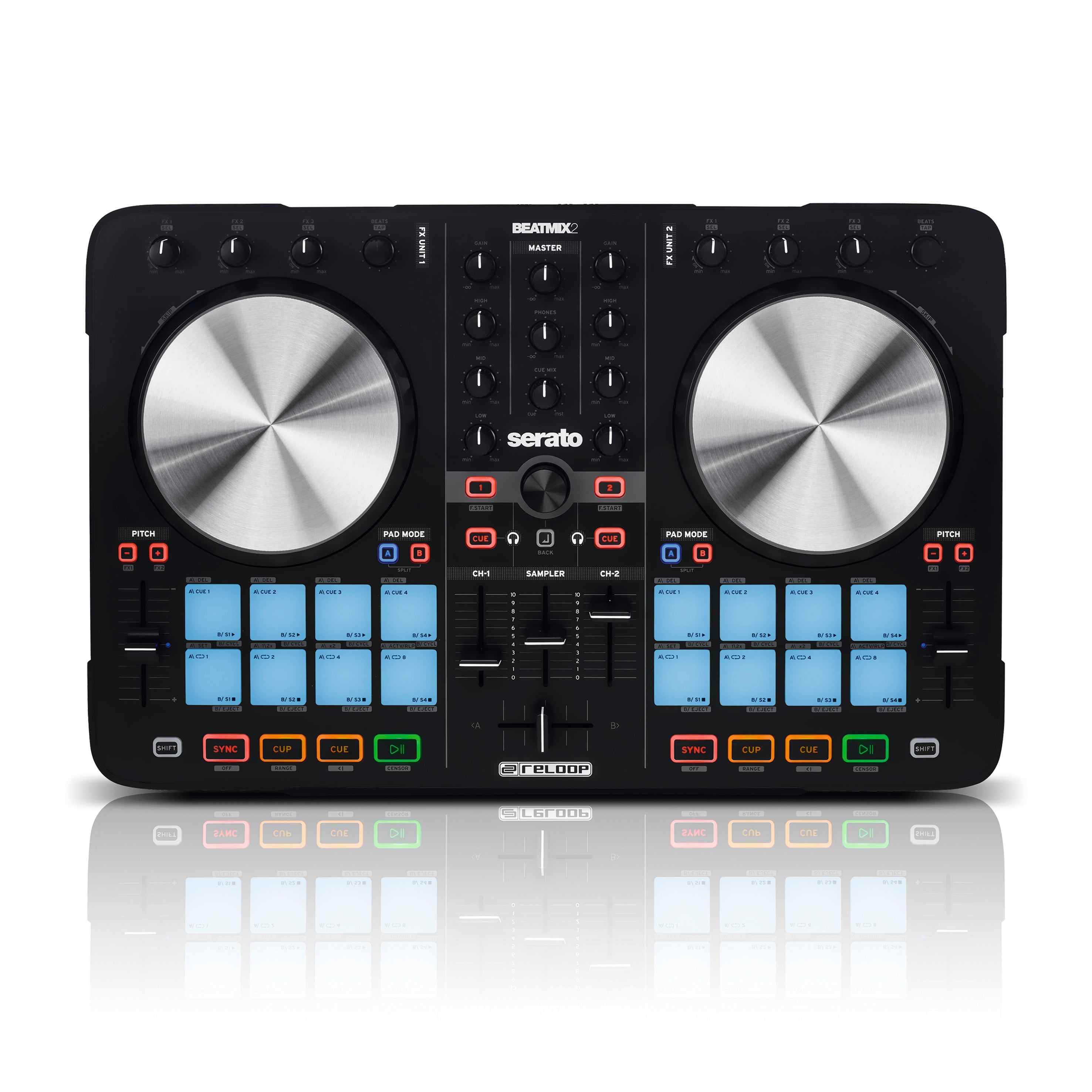 RELOOP BEATMIX-2-MK2 - 2 CHANNEL PERFORMANCE PAD CONTROLLER
