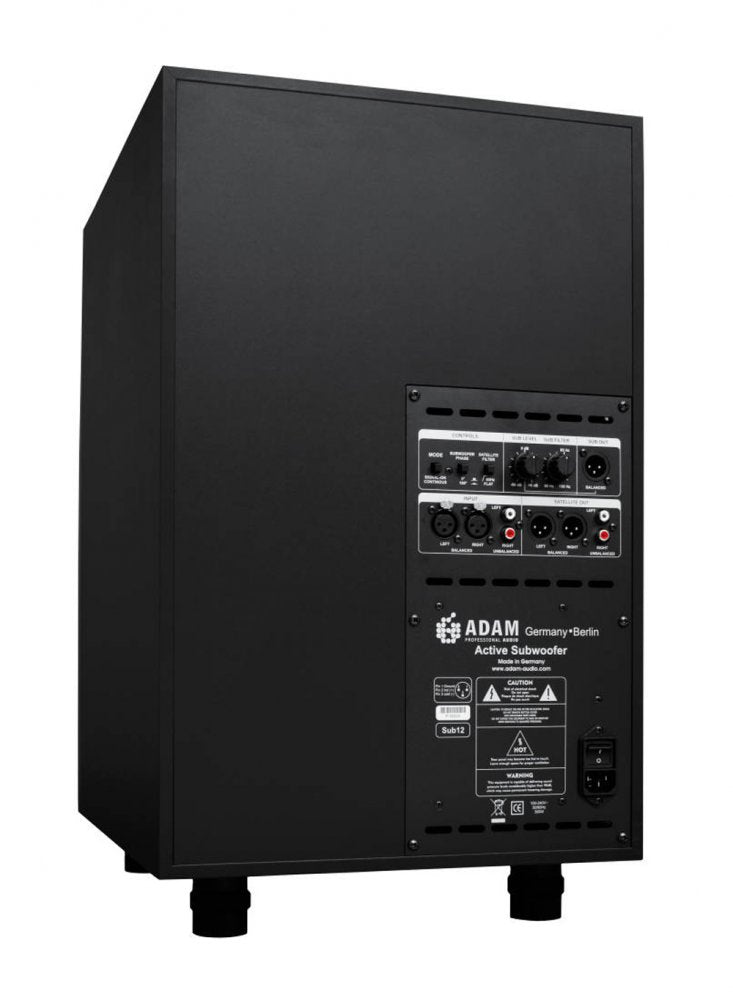 ADAM AUDIO AD-SUB12B - 12" 300W Active Subwoofer
