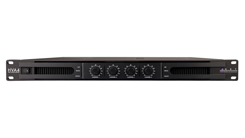 ART ProAudio HVA4 ART 4CH 70/100V INSTALL AMPLIFIER - ART HVA4 Install Amplifier