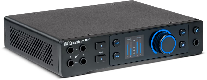 PRESONUS QUANTUM HD2 - Our high-performance 20x24, 32-bit / 192 kHz, recording audio interface with all-new MAX-HD mic preamps.
