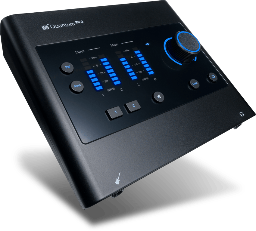 PRESONUS QUANTUM ES-2 - high-fidelity 2x2, 24-bit / 192 kHz, recording interface with 6-Month Studio One Pro+ membership included.
