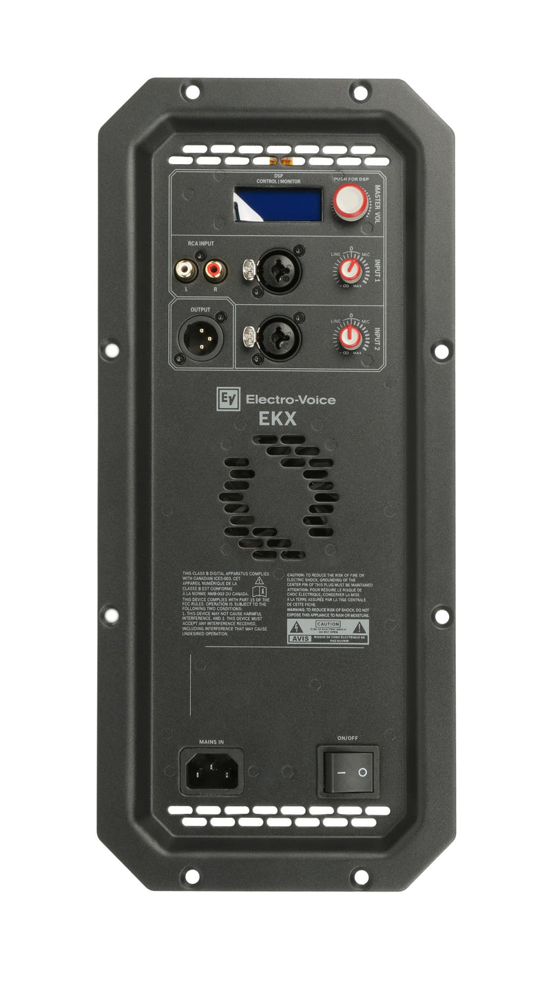 ELECTRO-VOICE EKX-15P (USED-THE PAIR WITH COVERS-30 DAYS WARRANTY- ONLY ONE PAIR AVAILABLE)