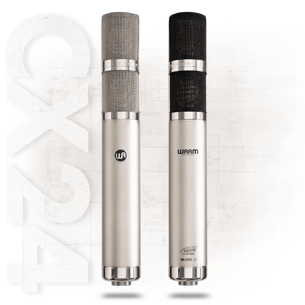 WARM WA-CX24 - Large-Diaphragm Stereo Tube Condenser Microphone