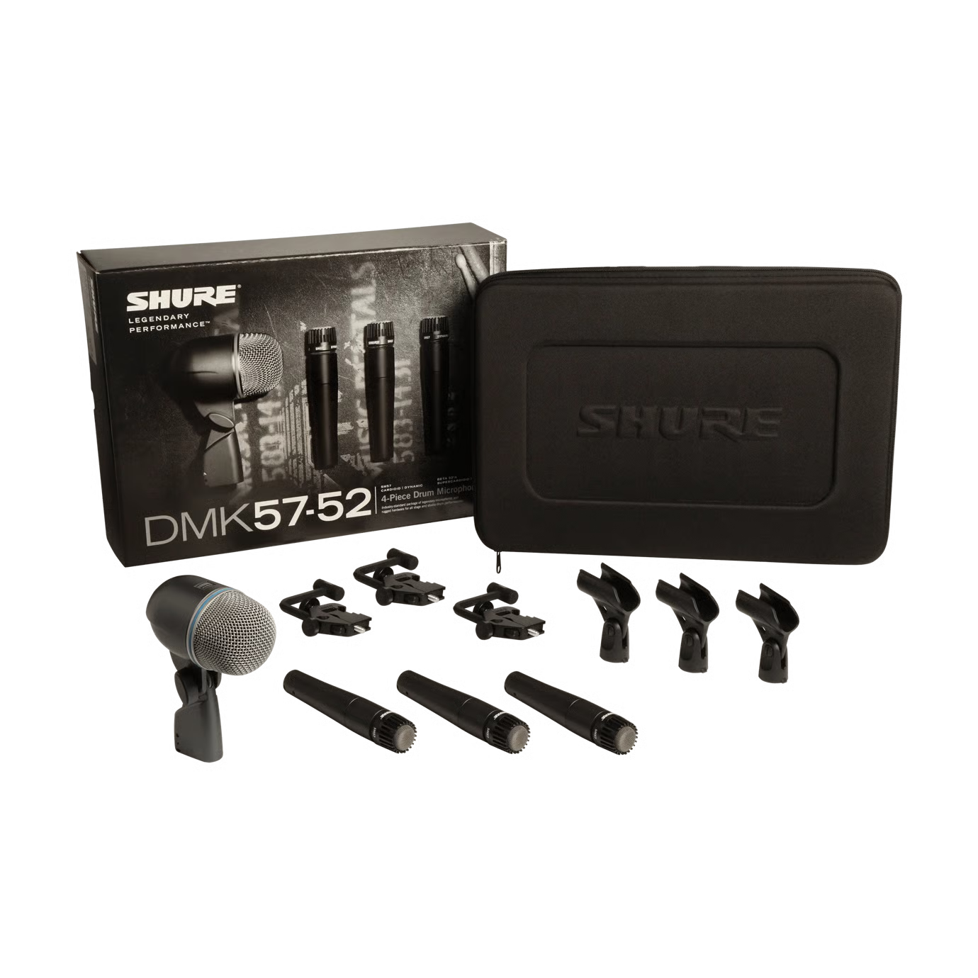 SHURE DMK57-52 DRUM KIT (4) MICROHONES