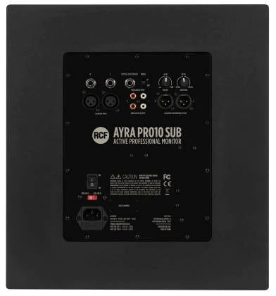 RCF AYRA PRO 10S - RCF AYRA-PRO-10S Active Professional Subwoofer System - 10”