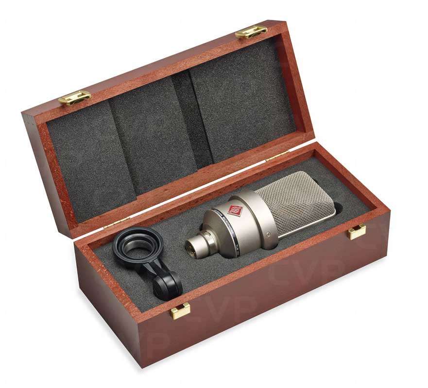 Neumann TLM 103 Cardioid mic with K 103 capsule, includes SG 1 and woodbox - Neumann TLM 103 Cardioid Microphone (Nickel)