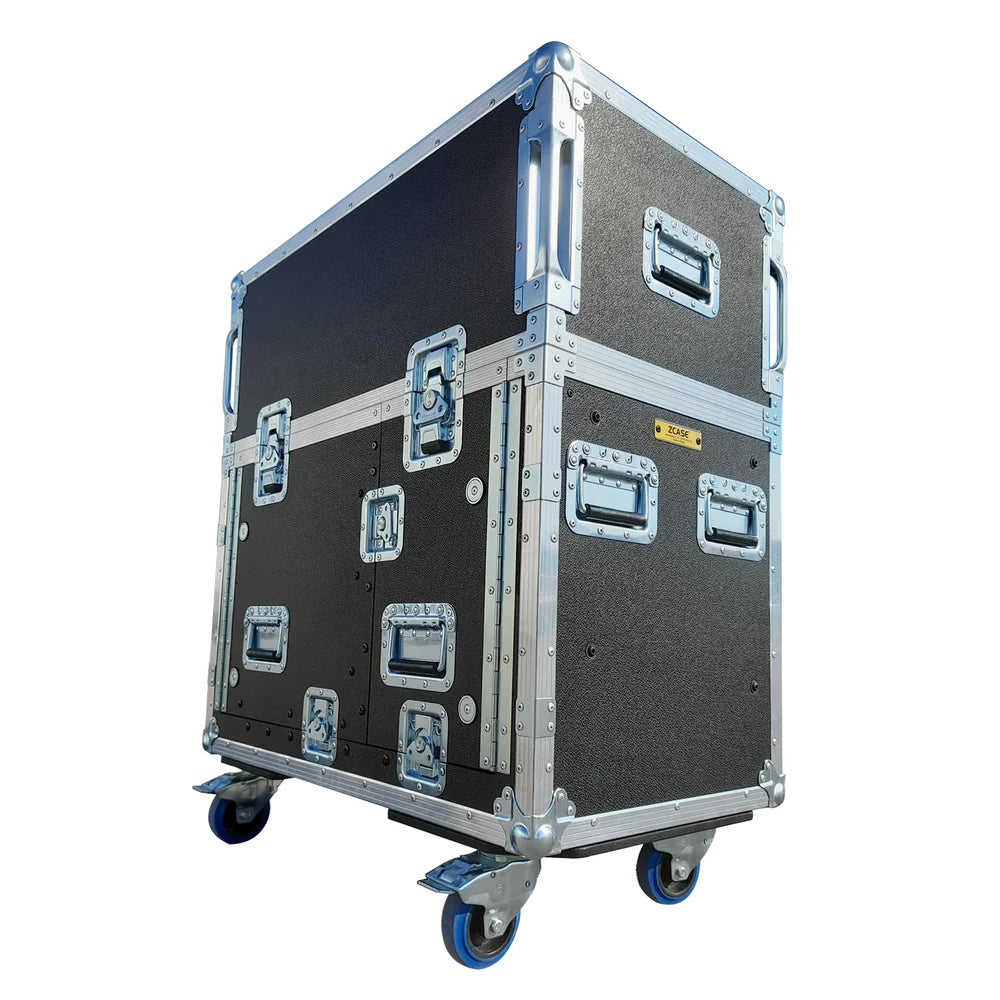 PRO-X- XZF-YDM7 1U LMA - ProX XZF-YDM7EX1U LMA Yamaha DM7-EX Flip-Ready Hydraulic Console Retracting Lifting 1U Rack Space Flight Case