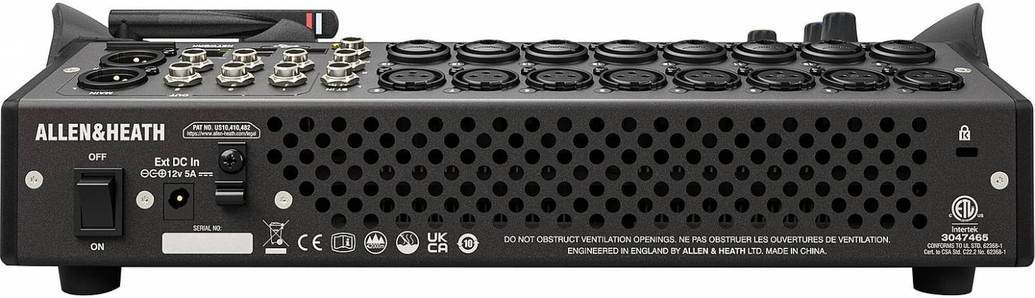 Allen & Heath CQ-18T - Ultra-Compact 18in / 8out Digital Mixer with Wi-Fi