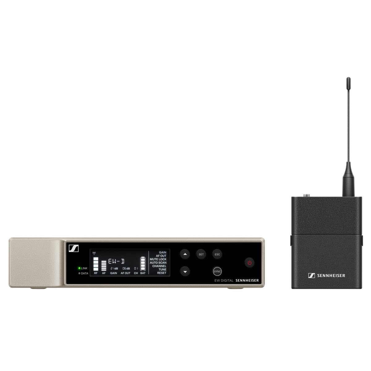 SENNHEISER EW-D SK Base Set (Q16 Open box) - digital wireless receiver and bodypack transmitter