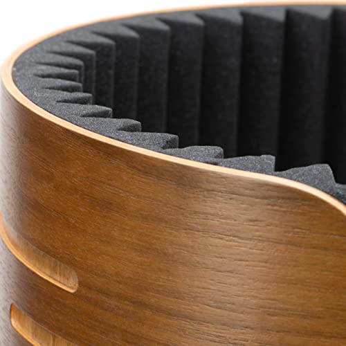 CAD AUDIO AS50 Acousti-Shield Stand mounted walnut finish -Acousti-Shield Stand-Mounted Acoustic Enclosure