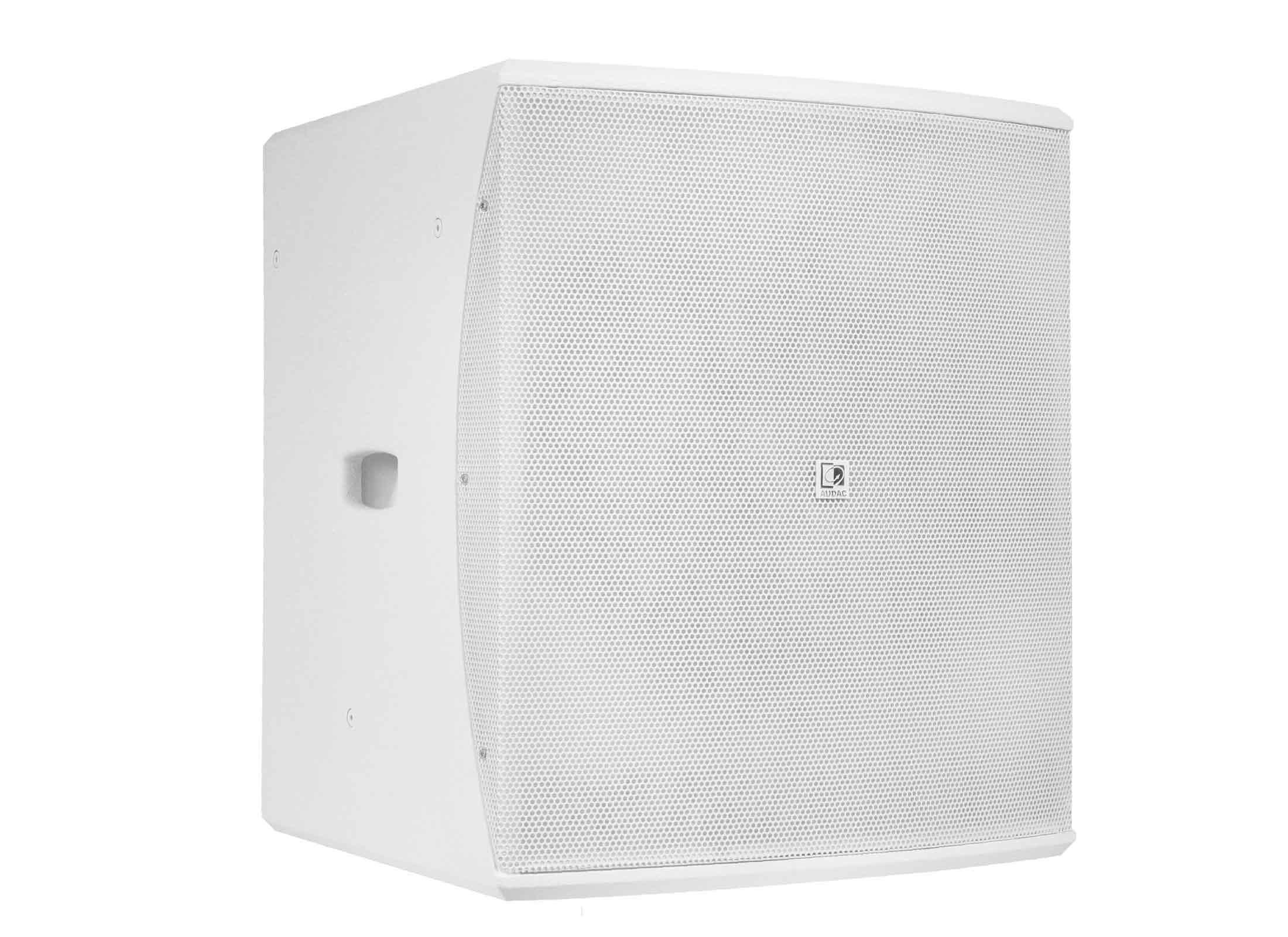 AUDAC BAS012 WH - Compact 12" bass reflex cabinet
