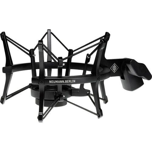 Neumann EA 4 BK Shockmount for TLM 102 bk, TLM 107 bk. Alternate shockmount for TLM 103 mt. - Neumann EA 4 BK Shock Mount - Black