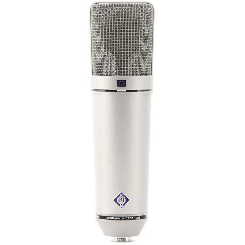 Neumann U89 I Multi-pattern mic with K 89 capsule, five patterns, pad, filter, in woodbox - Neumann U 89 I Large Diaphragm Condenser Microphone (Nickel)
