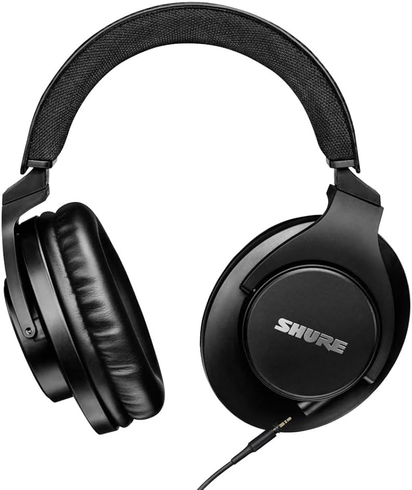 Shure SRH440A - Professional Studio Headphones with Detachable Cable.