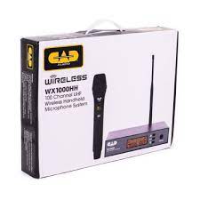 CAD AUDIO WX1000HH UHF W/L HH Mic Freq Agile With CADLive D38 Capsule