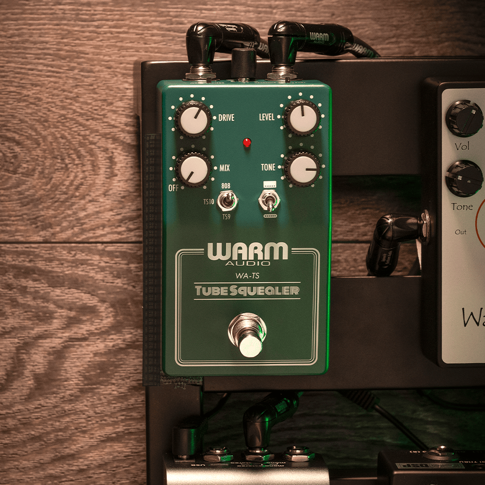 WARM WA-TS Tube Squealer Three-Mode, Soft-Clipping, Tube Amp-Driving Overdrive Pedal