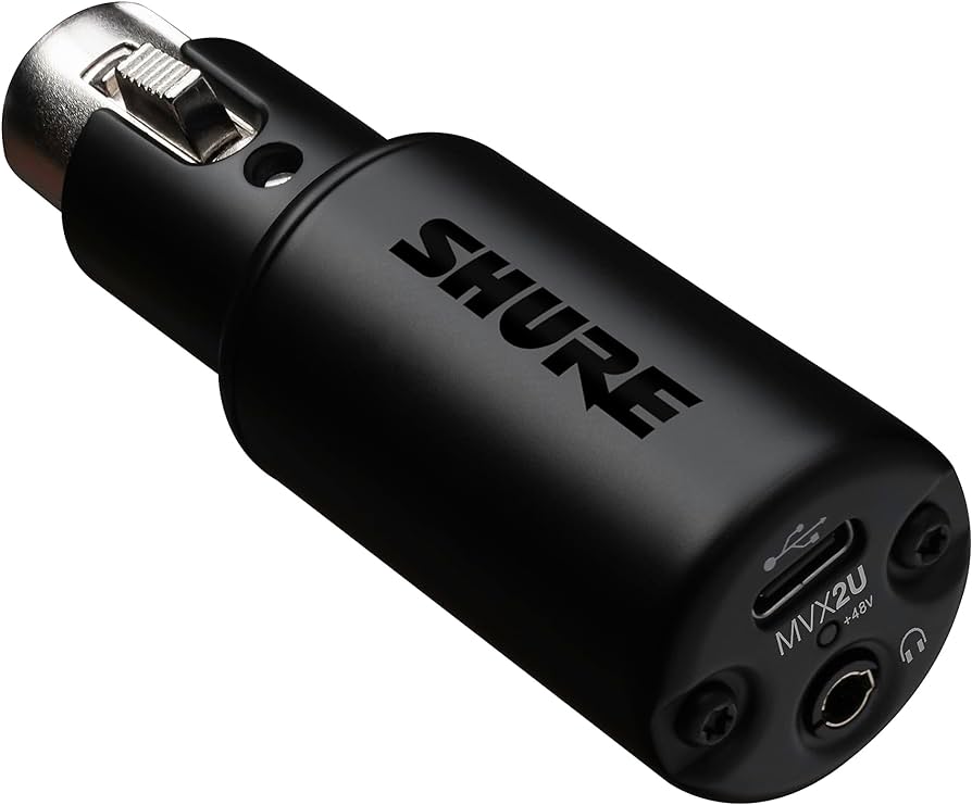 SHURE MVX2U - XLR to USB adapter