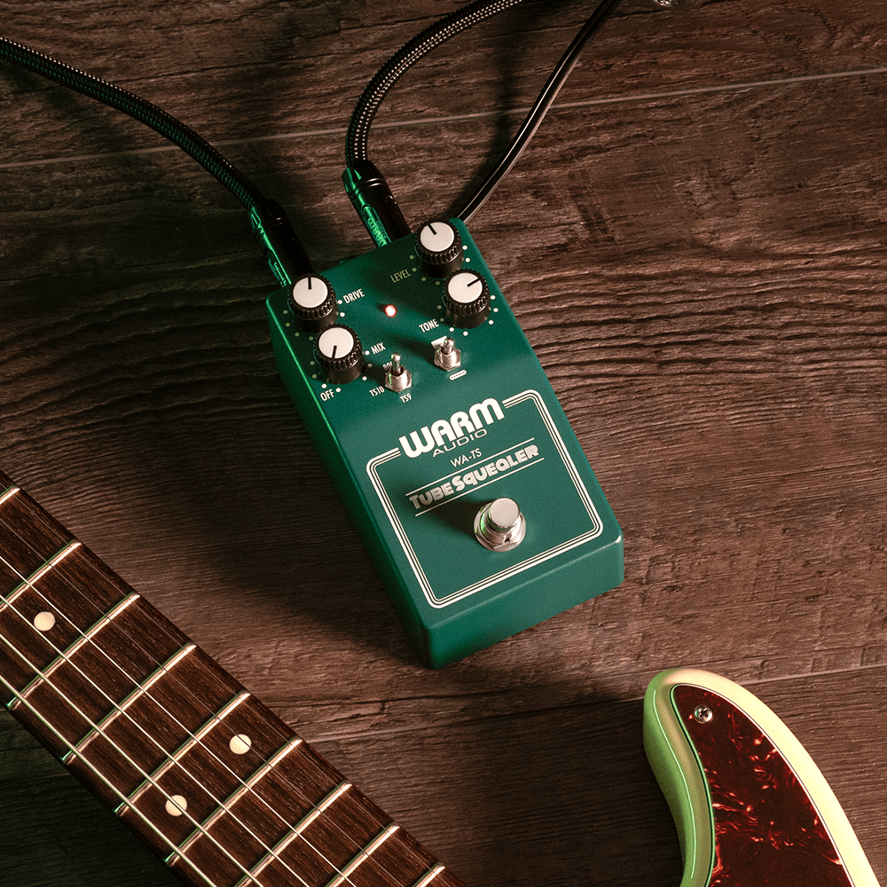WARM WA-TS Tube Squealer Three-Mode, Soft-Clipping, Tube Amp-Driving Overdrive Pedal