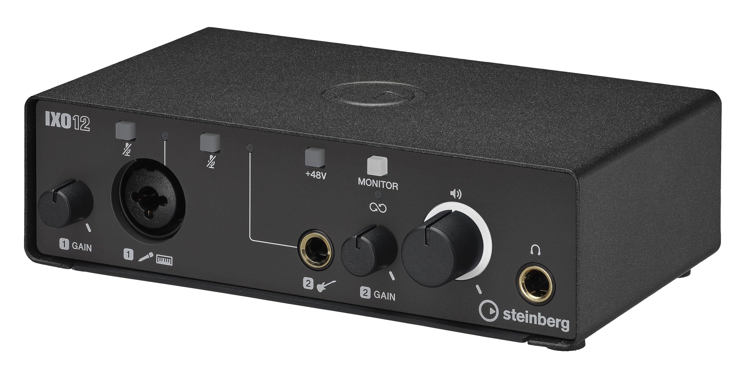STEINBERG IXO12B PS - Steinberg IXO12 USB-C Audio Interface Podcast Pack (Black).