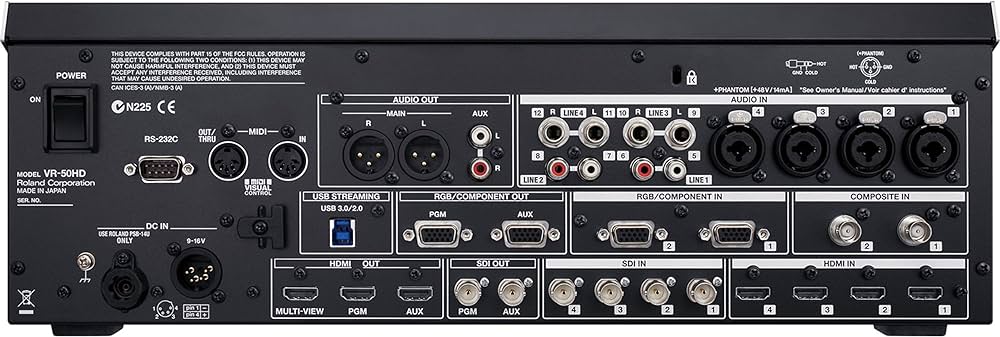 ROLAND VR-50HD - Multi-Format AV Mixer