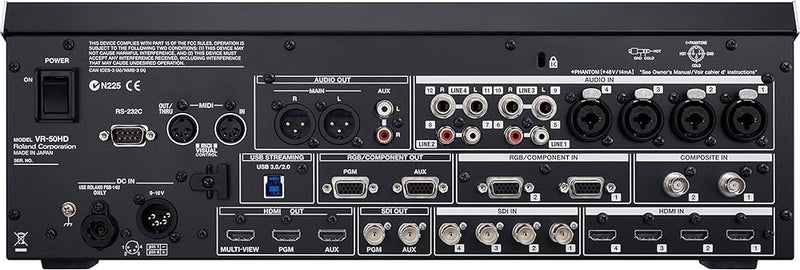 ROLAND VR-50HD  - Multi-Format AV Mixer