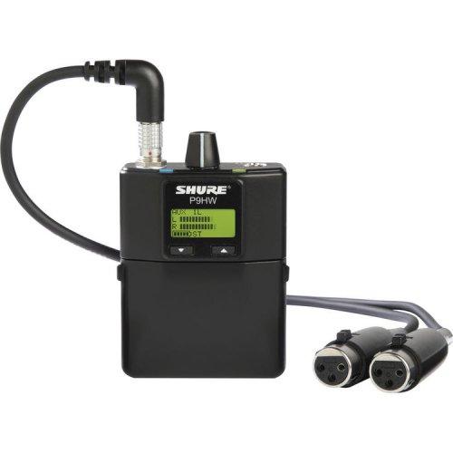 Shure P9HW Monitor PSM - Shure P9HW Wired Bodypack Personal Monitor