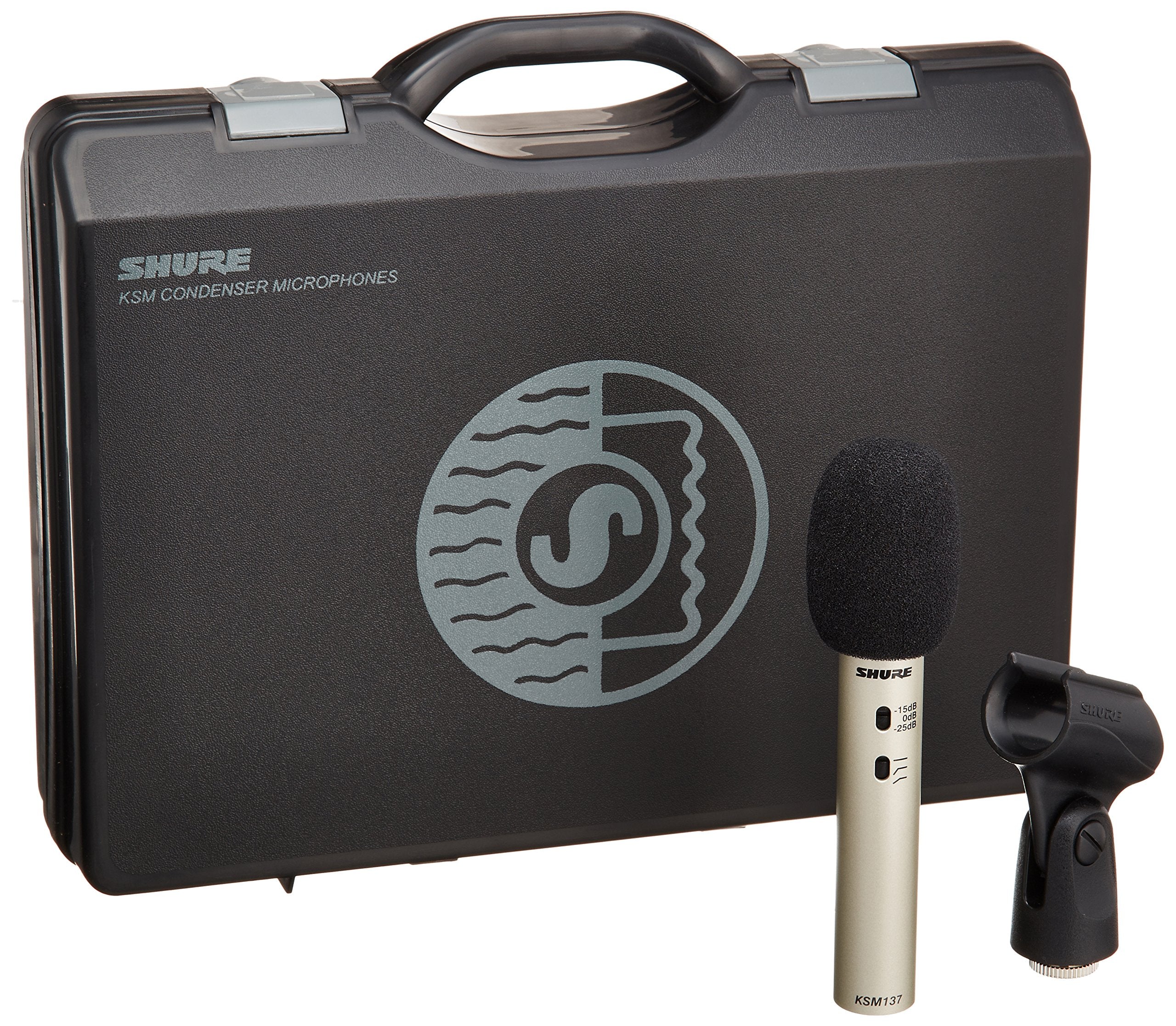 Shure KSM137/SL Microphone Studio Condenser - Cardioid Microphone Single Microphone